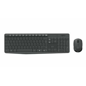 Logitech Wireless Keyboard+Mouse MK235 black retail 920-007905 obraz