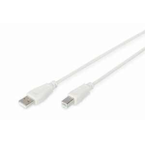 USB 2.0 connection cable, type A - B M/M, 1.8m, USB AK-300105-018-E obraz