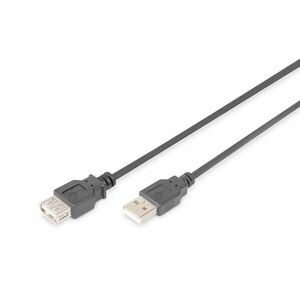 Digitus AK-300202-018-S USB kabel 1, 8 m USB 2.0 USB A AK-300202-018-S obraz