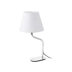 FARO ETERNA chrom/bílá stolní lampa obraz