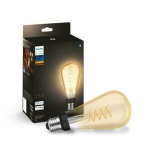 Philips HUE white LED Filament žárovka E27 ST72 7W 550lm 2100K IP20, stmívatelná obraz