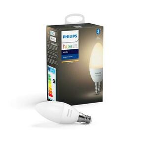 Philips HUE white LED žárovka E14 B39 5, 5W 470lm 2700K IP20 obraz