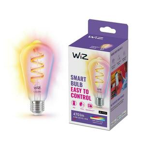 WiZ LED žárovka E27 ST64 6, 3W 470lm 2200-6500K RGB IP20, stmívatelná obraz
