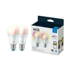 WiZ SET 2x LED žárovka E27 A60 8W (60W) 806lm 2200-6500K RGB IP20, stmívatelná obraz