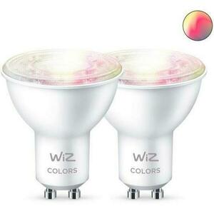 WiZ SET 2x LED žárovka GU10 PAR16 4, 9W (50W) 345lm 2700-6500K RGB IP20, stmívatelná obraz