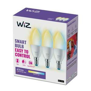 WiZ SET 3x LED žárovka E14 C37 4, 9W 470lm 2700-6500K IP20, stmívatelná obraz