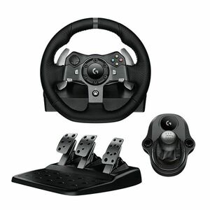 Logitech G920 Driving Force Racing Wheel + Logitech Driving Force Shifter obraz
