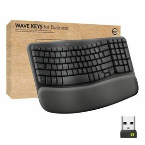 Logitech Wave Keys for Business - Keyboard -2.4 GHz 920-012334 obraz