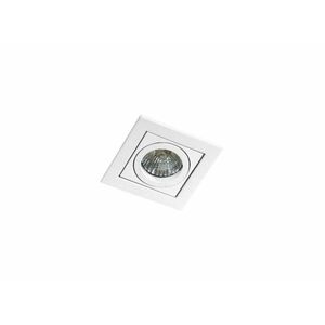 AZzardo PACO podhledové svítidlo 1x GU10 50W bez zdroje 9, 3cm hranaté IP20, bílé obraz