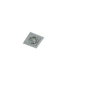 AZzardo PACO podhledové svítidlo 1x GU10 50W bez zdroje 9, 3cm hranaté IP20, hliníkové obraz