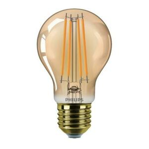 Philips Vintage LED filament žárovka E27 A60 7W (40W) 470lm 1800K nestmívatelná, zlatá obraz