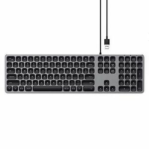 Satechi klávesnice Aluminium Wired USB Keyboard pre Mac, šedá obraz