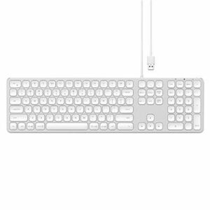 Satechi klávesnice Aluminium Wired USB Keyboard pre Mac, stříbrná obraz
