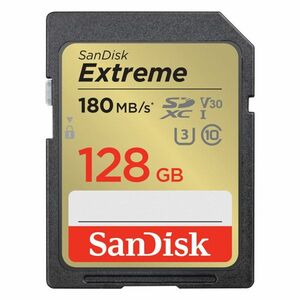 SanDisk Extreme SDXC 128 GB 180 MB/s V30 UHS-I U3 obraz