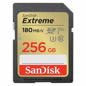 SanDisk Extreme SDXC 256 GB 180 MB/s V30 UHS-I U3 obraz