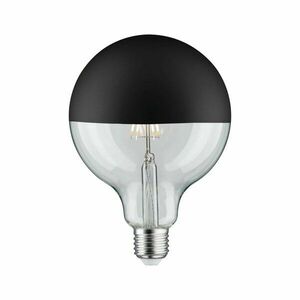 PAULMANN LED Globe 6, 5 W E27 zrcadlový svrchlík černá mat teplá bílá stmívatelné 286.79 obraz