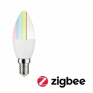 PAULMANN SmartHome ZigBee LED 6, 3 W mat E14 2700-6500K RGB 501.27 obraz