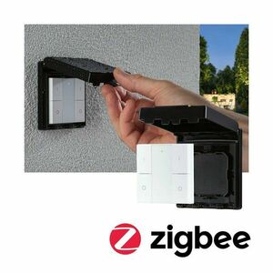 PAULMANN Vypínač Smart Home Zigbee On/Off/Dimm venkovní černá obraz