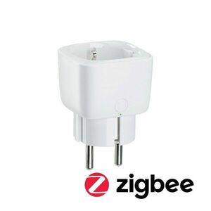 PAULMANN Zásuvka Smart Home Zigbee Smart Plug pro Euro- a Schuko-zástrčku bílá obraz