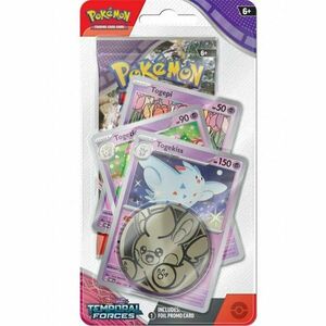 Kartová hra Pokémon TCG: Scarlet & Violet Temporal Forces promium Checklane Blister Togekiss (Pokémon) obraz