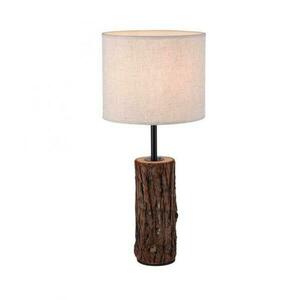 LEUCHTEN DIREKT is JUST LIGHT LED stolní lampa, dřevo, látkové stínidlo, 1xE27, šňůrový vypínač obraz