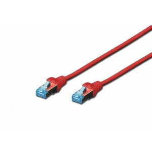 Digitus Patch Cable, SFTP, CAT5E, 0.5 M, red síťový DK-1531-005/R obraz