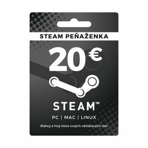 Steam nabití peněženky 20 € obraz