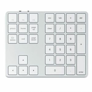 Satechi numerická klávesnice Bluetooth Extended Keypad pre Mac, stříbrná obraz