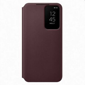 Pouzdro Clear View Cover pro Samsung Galaxy S22 Plus, burgundy obraz