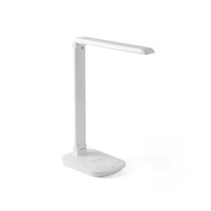 FARO ANOUK stolní lampa, bílá s bezdrátovým nabíjením mobilního telefonu obraz
