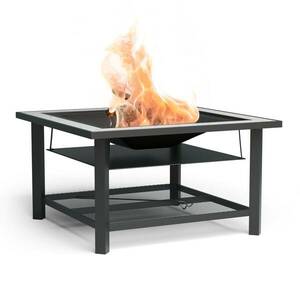 Blumfeldt Merano Avanzato 3 v 1, ohniště s funkcí grilu, lze použít jako stůl obraz