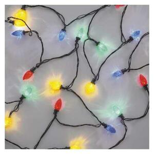 EMOS LED vánoční řetěz, barevné žárovky, 9, 8 m, multicolor, multifunkce D5ZM01 obraz
