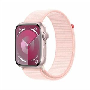 Apple Watch Series 9 GPS 45mm Pink Aluminium Case with Light Pink Sport Loop obraz