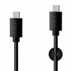 FIXED Datový a nabíjecí kabel USB-C/USB-C, PD, USB 2.0, 60 W, 2 m, černý obraz