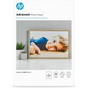 HP Advanced Photo Paper, Glossy, 250 g/m2, A3 (297 x 420 mm) Q8697A obraz