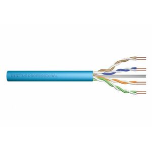 Digitus 305, cat6a síťový kabel Modrá 305 m U/UTP DK-1613-A-VH-305 obraz