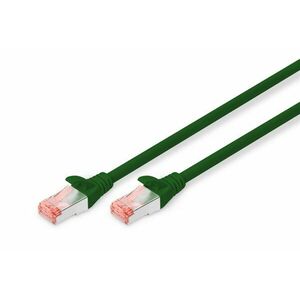 Digitus DK-1644-100/G síťový kabel Zelená 10 m Cat6 DK-1644-100/G obraz