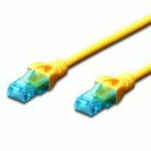 Digitus 0.25m Cat5e U-UTP síťový kabel Žlutá 0, 25 DK-1512-0025/Y obraz