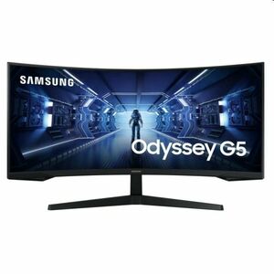 Samsung Odyssey G55T 34" QHD VA Curved LED Monitor obraz