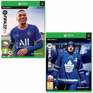 FIFA 22 CZ + NHL 22 CZ XBOX Series X obraz
