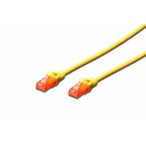 Digitus CAT6 U/UTP 10m síťový kabel Žlutá U/UTP DK-1612-100/Y obraz