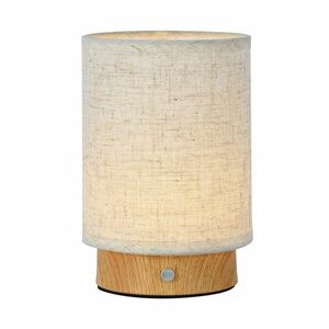 LED Solution Béžová LED stolní nabíjecí lampa s dřevěným dekorem 175mm 3W 23090 obraz
