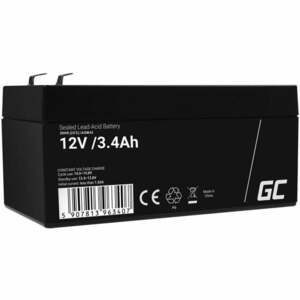 Green Cell AGM VRLA 12V 3.4Ah maintenance-free battery for the AGM43 obraz