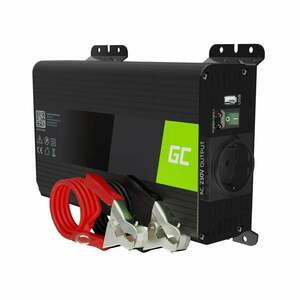 Green Cell Power Inverter PRO 12V to 230V 300W/600W Pure sine INVGC05 obraz