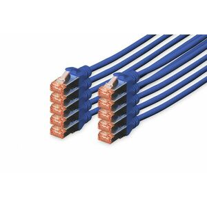Digitus Professional síťový kabel Modrá 0, 25 m DK-1644-0025-B-10 obraz