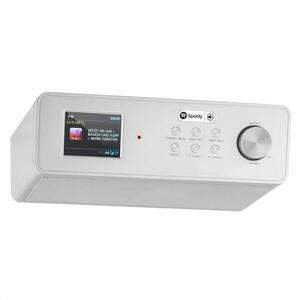 Auna KR 200, stříbrné vestavné kuchyňské rádio, 2, 4" barevný displej, Wi-Fi, DAB+ obraz