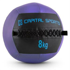Capital Sports Wallba 8, fialový Wall Ball (medicinbal) z umělé kůže 8kg obraz