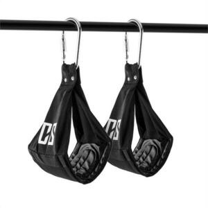 Capital Sports Armlug Ab Slings, max. 120 kg, černá, tréninkové ramenní opěrky, karabinové háky obraz