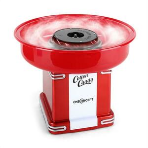 OneConcept Candyland 2, 500 W, červený, retro přístroj na přípravu cukrové vaty obraz