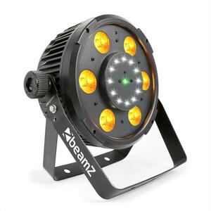 Beamz BX100 PAR, LED reflektor, 6x6 W, 4-v-1-RGBW-LEDek, 12x Strobe-LEDek, RG-Laser obraz